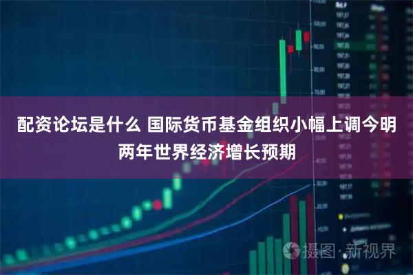 配资论坛是什么 国际货币基金组织小幅上调今明两年世界经济增长预期